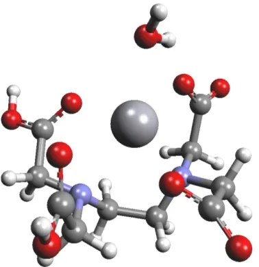 Figure 5.  Optimized conformation and molecular structure of the proposed Hg+2 / 2 I- (A) and 2 Hg+2 / 6 I- / 2 K+ (B) complexes (B3LYP LANL2DZ)