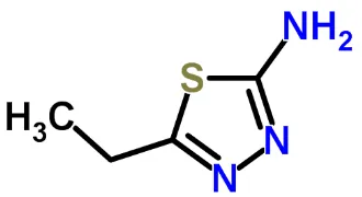 Figure 1 .  5-ethyl-1,3,4-thiadiazol-2-amine (ETDA).  