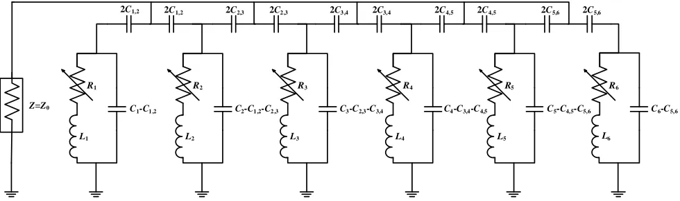 Figure 10. The complete equivalent circuit model.