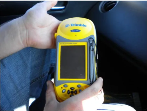 Figure 3.1 Trimble GeoXT Mapping Grade GPS 