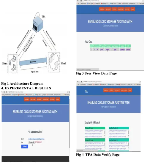 Fig 3 User View Data Page  