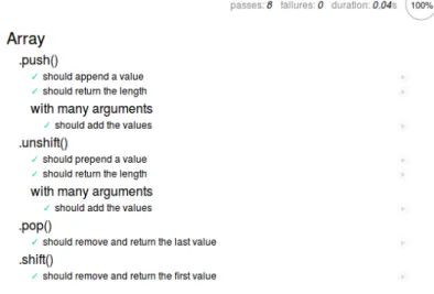 Figure 3.1: A screenshot of Mocha’s default test output
