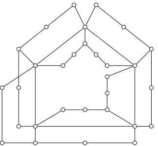 Figure 1: A (triangle even hole)-free graph that has a K5-minor.