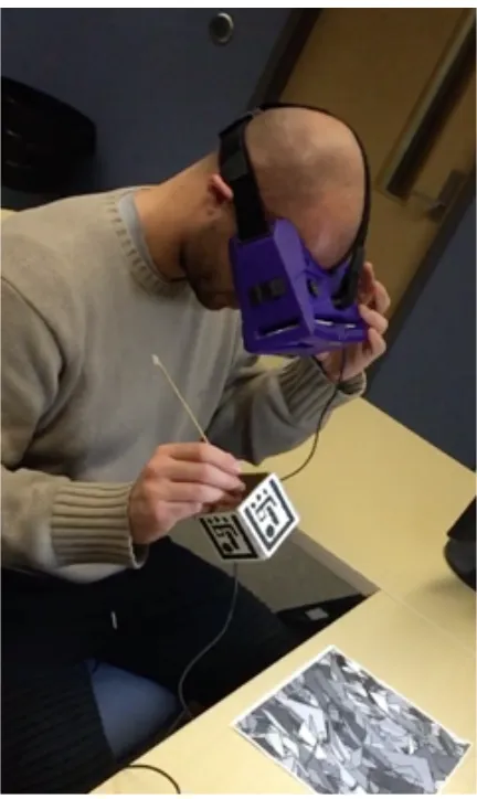 Fig. 5.2: Example of a trial on the AR simulation module.