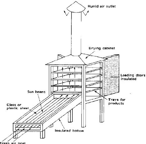 Figure 2. 1: Natural Convection Solar Drier 