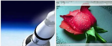 Fig 5: Cover Image (left) and Stego Image (right) 