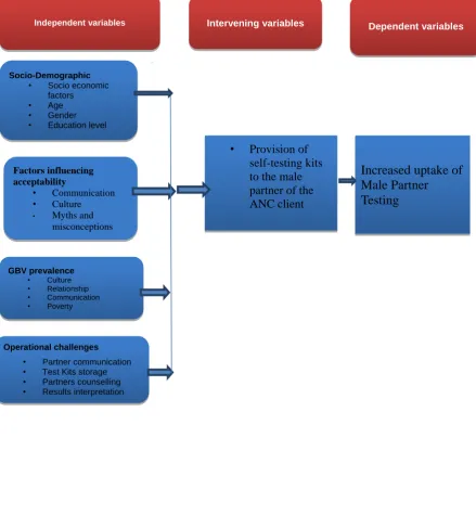 Figure 1.Conceptual framework of the study framework (ARRM., 2011;Catania 1990) 
