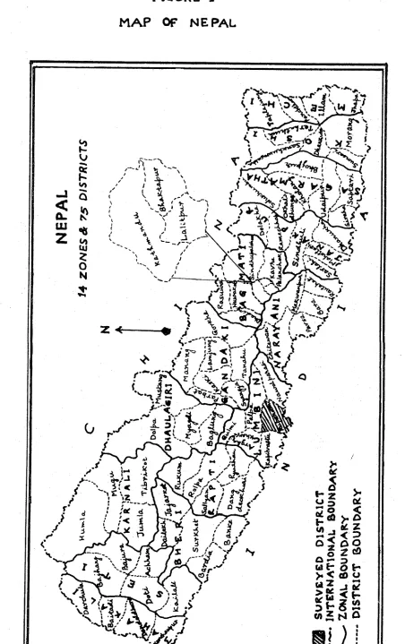 FIGURE 1MAP OF NEPAL