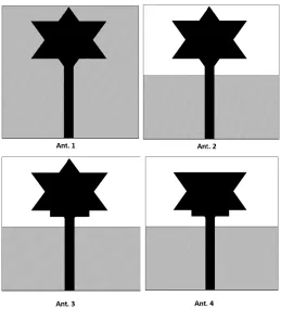 Figure 5. Simulated reﬂection coeﬃcient for: (a) microstrip antenna, (b) CPW antenna.