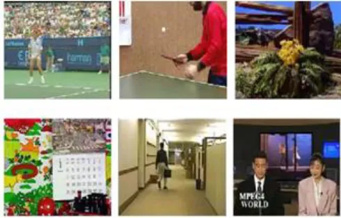 Fig. 8.   Encrypted video frames 