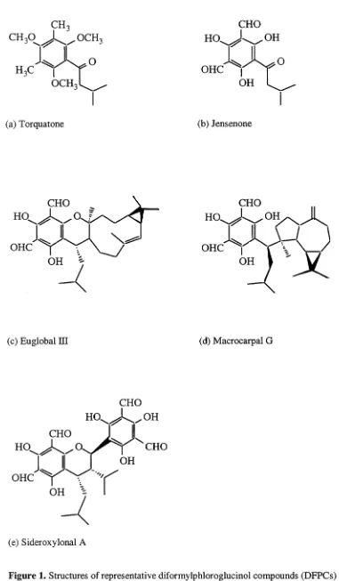 Figure 1. Structures of representative diformylphloroglucinol compounds (DFPCs)