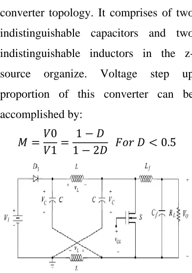 Figure 1 demonstrates the z-source dc-dc 