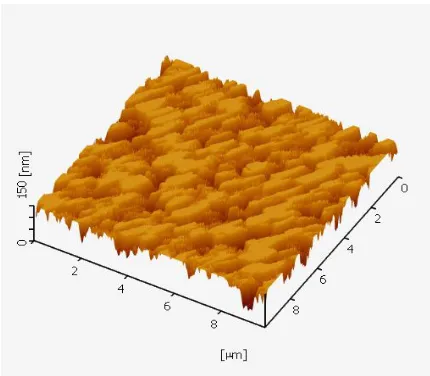 Figure 2. The SEM image of ZnO thin film on Si substrate 