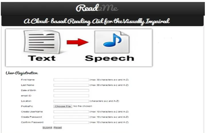 Figure 7.1 User Registration 
