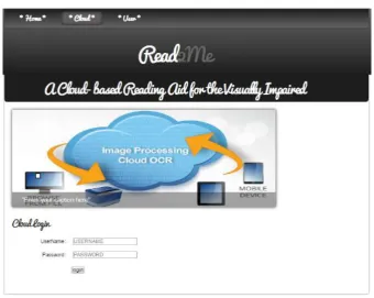 Figure 7.3 Cloud Login 