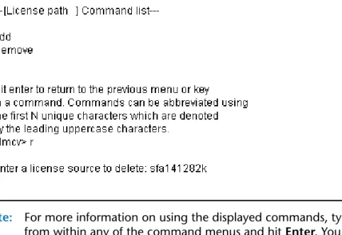Figure 4-7.  License Path defined