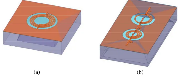 Figure 1 shows the designed structures of the suspended inductor and ﬁlter with patterned groundshields on low-resistivity (reduce the silicon substrate losses