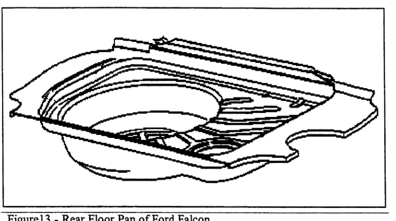 Figure 13 - Rear Floor Pan of Ford Falcon
