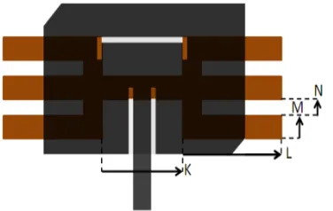 Figure 6.Simulation of return loss for theantenna with one cell of DGS.