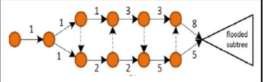 Fig 2: Repeated flow duplication[1]. 