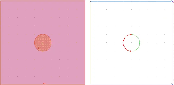 Figure 3.  (a) Domain of integration for the model (b) Definition of the domain boundary