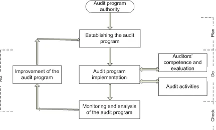 Fig. 7. Audit Program Management process flow [16]