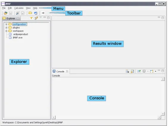 Figure 1: jMAF main window