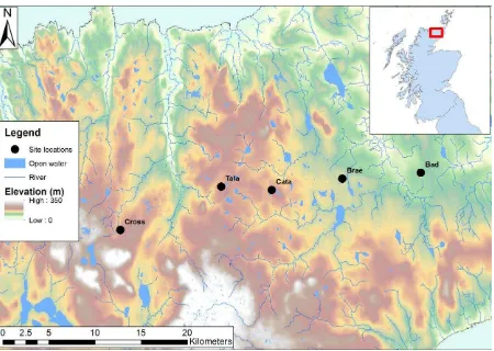 Figure 1. Location of sampling sites in this study.  