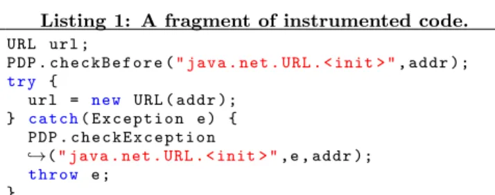 Figure 2: Policy data structure.
