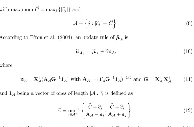 Table 3 contains forecast results based on the same settings as the results in table 1, but with 2 = 1:5