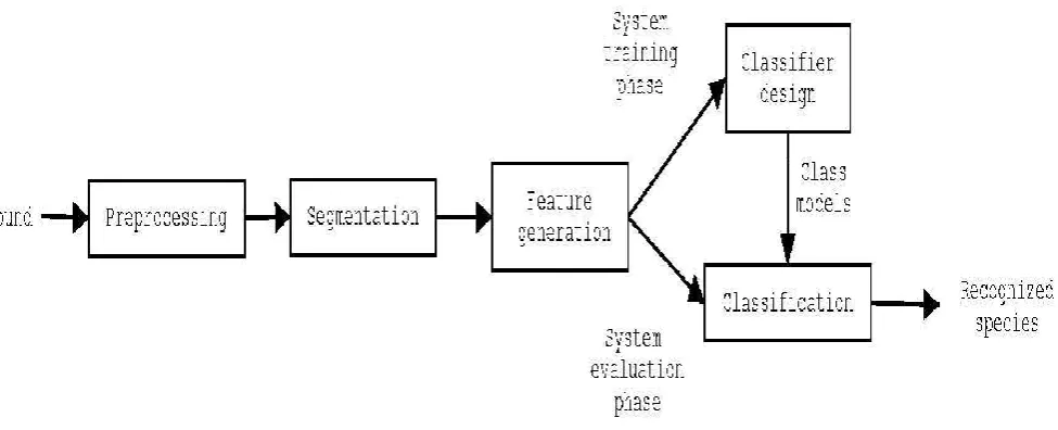 Figure 1: General audio Identification system. 