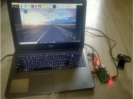 Figure 2:Hardware setup of the project 
