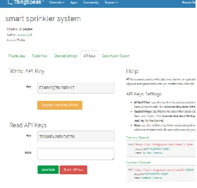 Figure 4 Channel API keys 