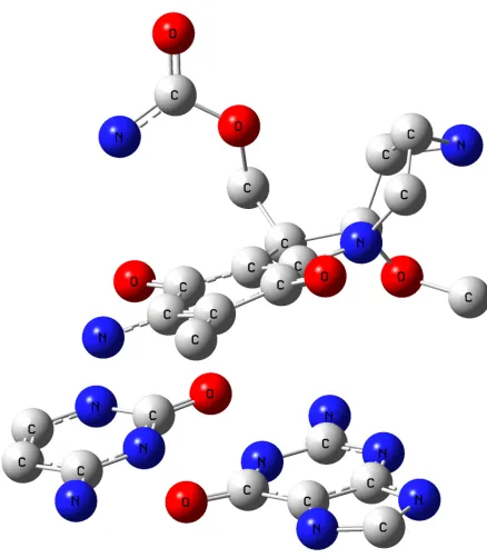 Figure 6. The optimized MC···GC structures   