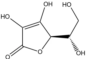 Figure 1. Structural formula for L-Ascorbic Acid  