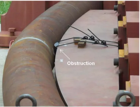 Figure 5 – Bending Simulation with Local Obstruction 