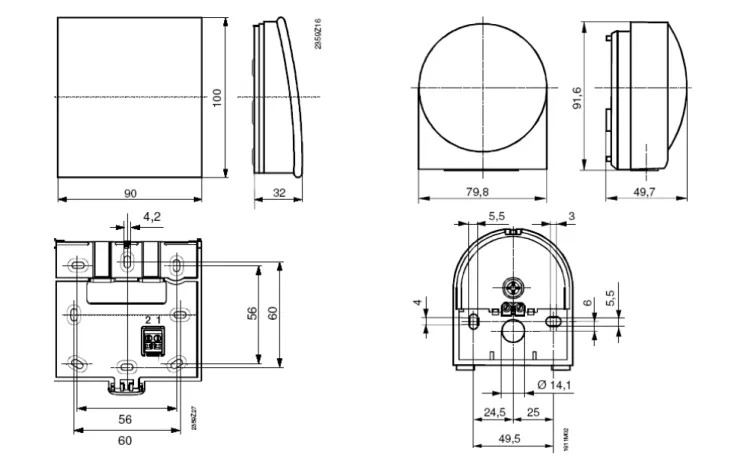 Figure 22  External radio sensor drilling holes. 