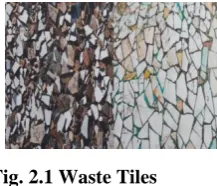 Fig. 2.1 Waste Tiles 