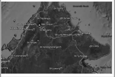 Fig. 1.  Location of the 11 systems. 