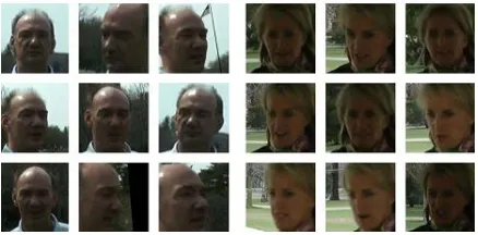 Fig. 1. The snaps are images from the PaSC video showcase  the  of quality of data present in a video, a subset of frames