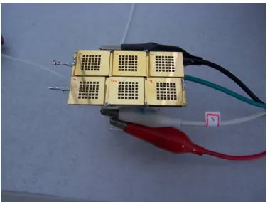 Figure 3. Image of the fuel buffer/distributor fabricated based on MEMS silicon-glass bonding technology 