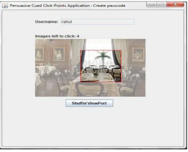Figure 5: Cued Click-Points  