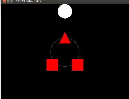 Figure 4. SSVEP stimulator online game 