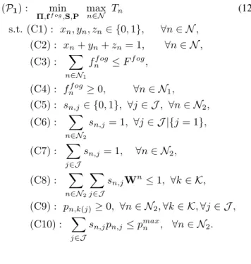 TABLE I: Notation Definitions