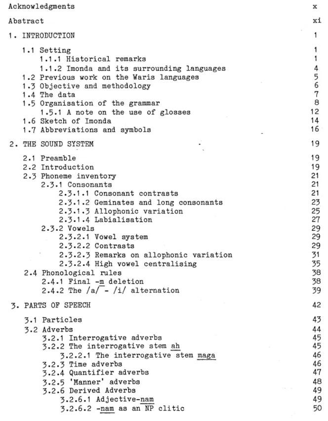 Table  of  Contents List  of  figures  ix Acknowledgments  x Abstract  xi 1.  INTRODUCTION  1 1 .1  Setting  1 1.1.1  Historical  remarks  1
