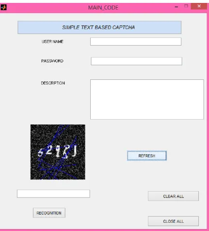 Fig. New CAPTCHA on refreshing 