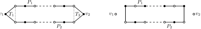 Fig. 17: A prehole and its Hamilton subgraph