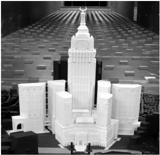 Fig. 2- 6: Pressure test model tested at the BLWT (Boundary Layer Wind Tunnel report, 2008) 
