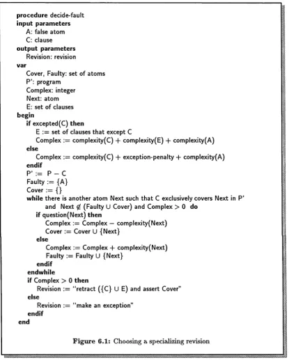 Figure 6.1: Choosing a specializing revision