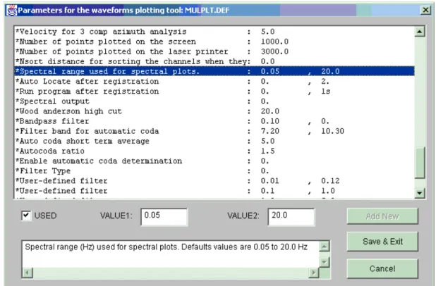 Figure 3.2: Edit Window of the configuration file: MULPLT.DEF